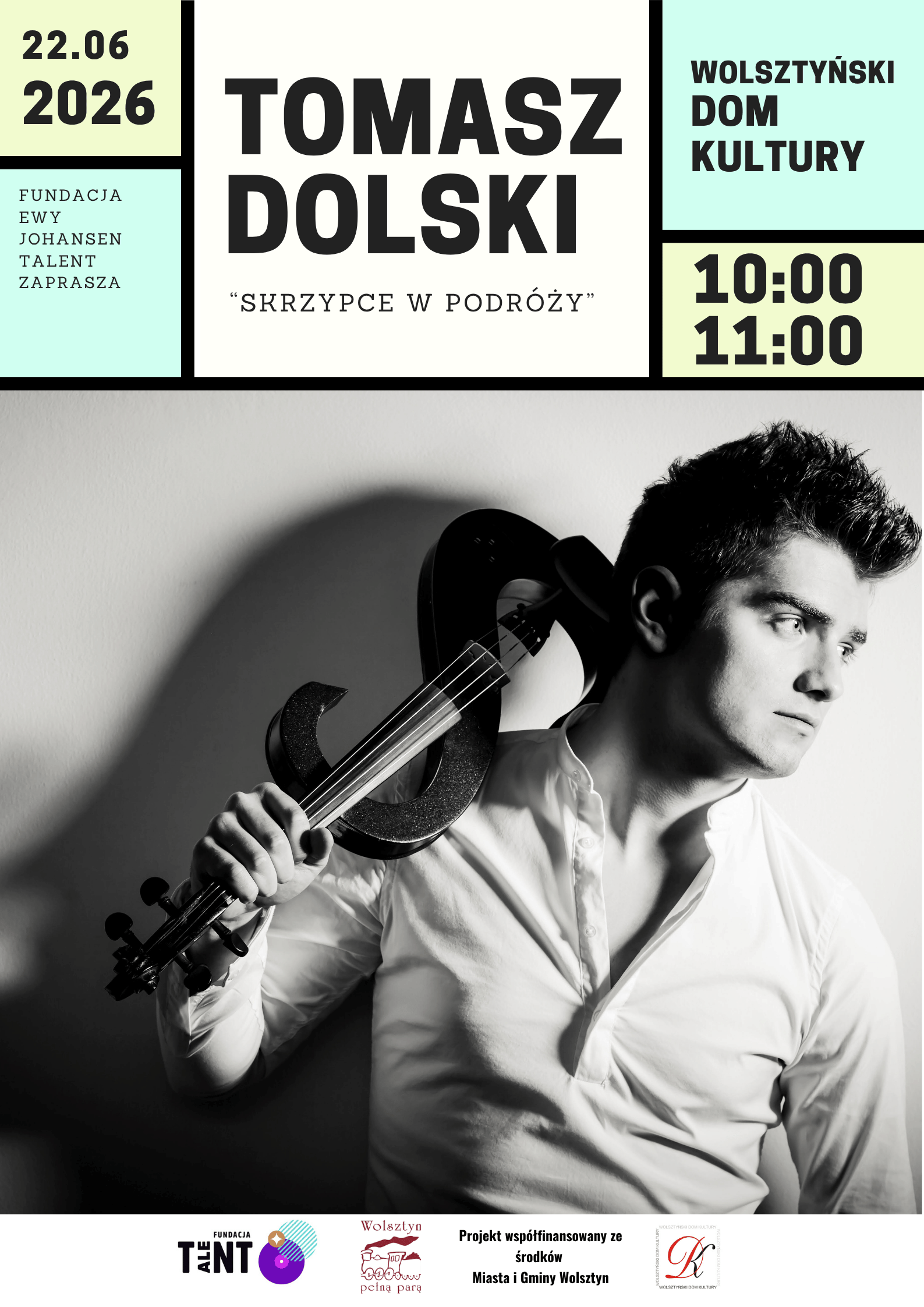 Plakat Skrzypce w podróży wolsztyn